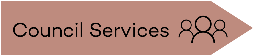 Council Services Sign