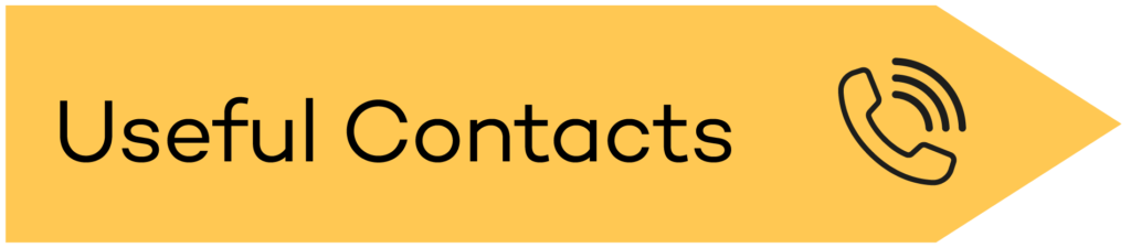 Useful Contacts Sign